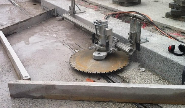 Raylı Beton Kesme